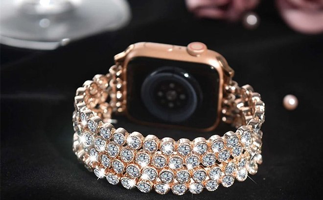 Apple Watch Rhinestone Band $24 Shipped