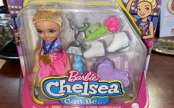 Barbie Chelsea Can Be Ice Skater Doll Playset $5.99