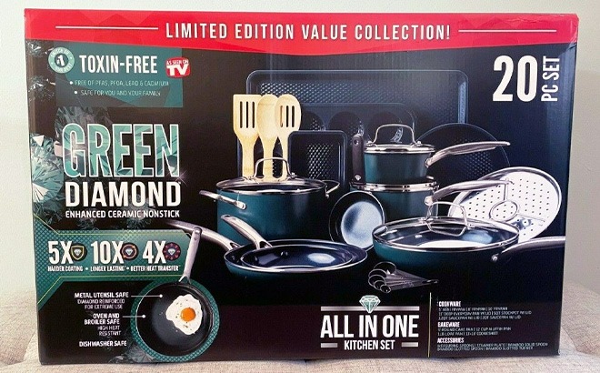 Cookware 20-Piece Set $119 Shipped