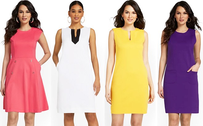 Save up to 77% on select Women’s Dresses at New York & Company