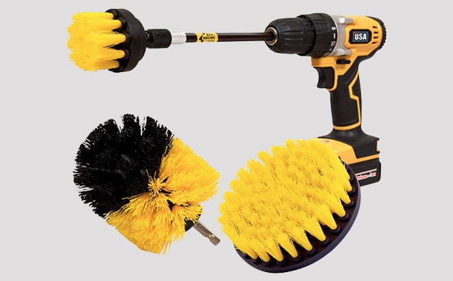 Drill Brush Power Scrubber Set $9.95