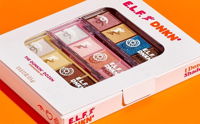 E.L.F. x Dunkin' Eyeshadow & Sponge Set $14