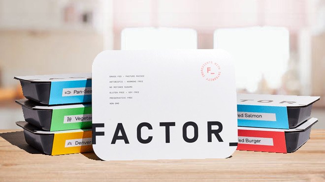 Factor Meals on a Tabletop Factor Meals on a Tabletop