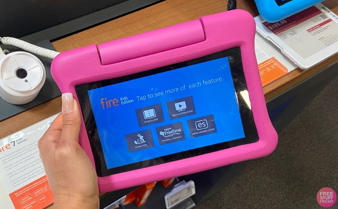 Amazon Fire 7 Kids Tablet $49 Shipped + $10 Kohl's Cash