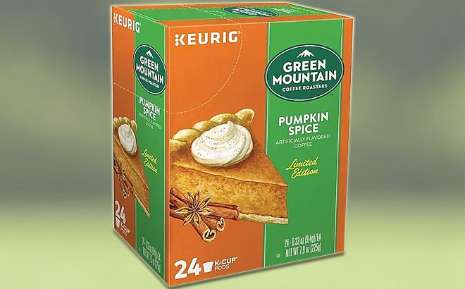 Green Mountain Pumpkin Spice K-Cups 24-Count $8
