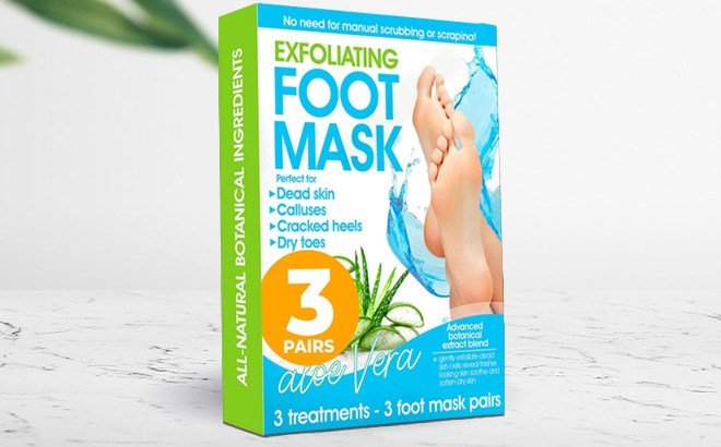 Foot Peel Mask 3-Pack for $4.99!