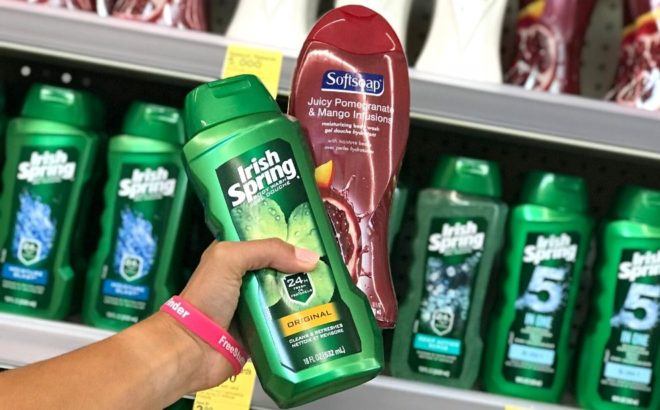 Softsoap or Irish Spring Body Wash $1.49 Each