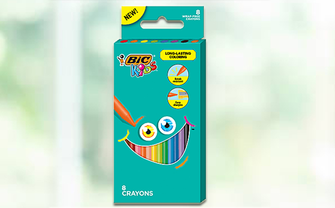 BIC 8-Pack Kids Coloring Crayons Just 37¢