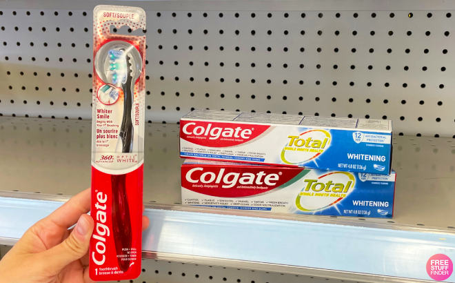 FREE Colgate Toothpaste And Toothbrush