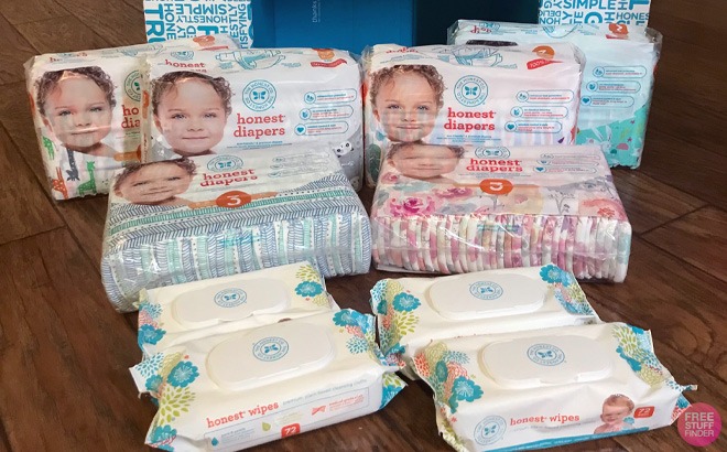 Honest Diapers + Wipes Bundle Subscription $62 Shipped