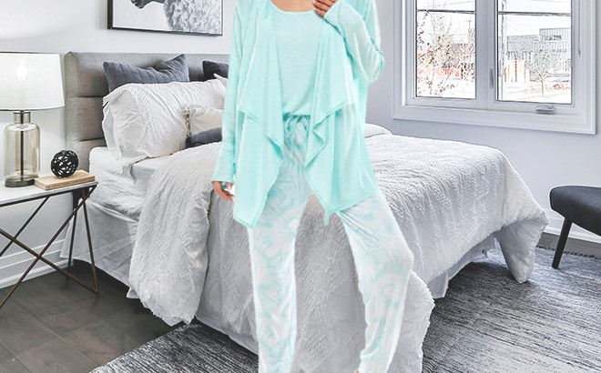 Women’s 3-Piece Lounge Set $32 Shipped