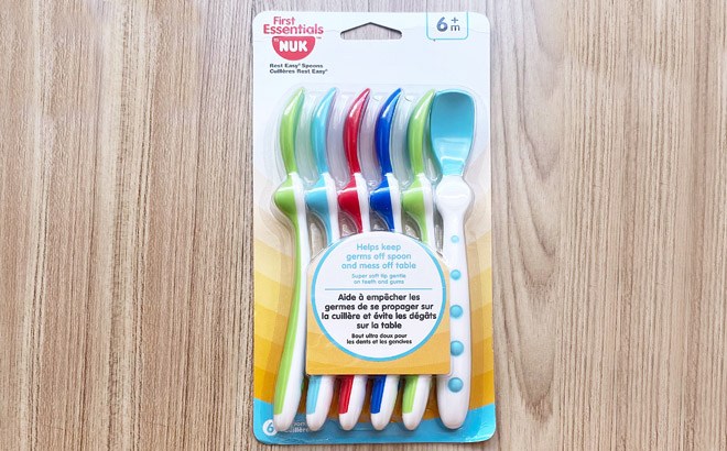 NUK Baby Spoons 6-Pack Just $2.82