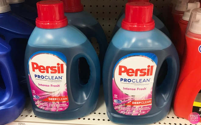Persil Liquid Laundry Detergent on a Shelf