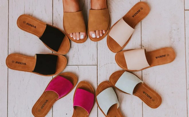 Women's Slip-On Sandals $24.99 Shipped
