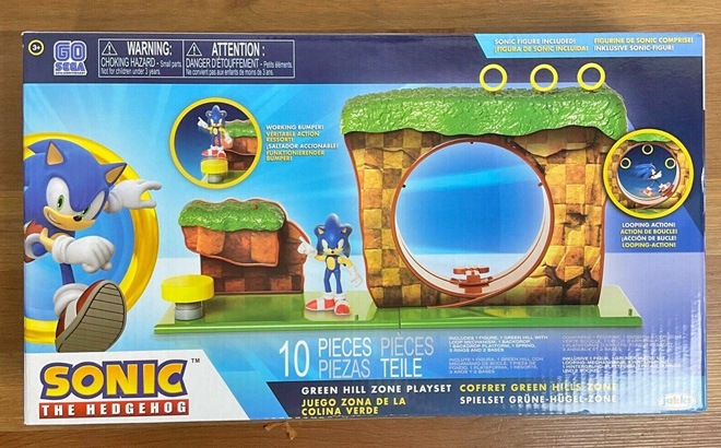 Sonic the Hedgehog Playset $13