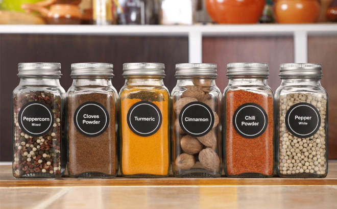 Spice Jars 24-Pack Set $22 (Reg $45)
