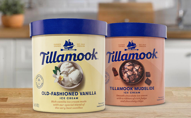 Tillamook Ice Cream 77¢ Each!