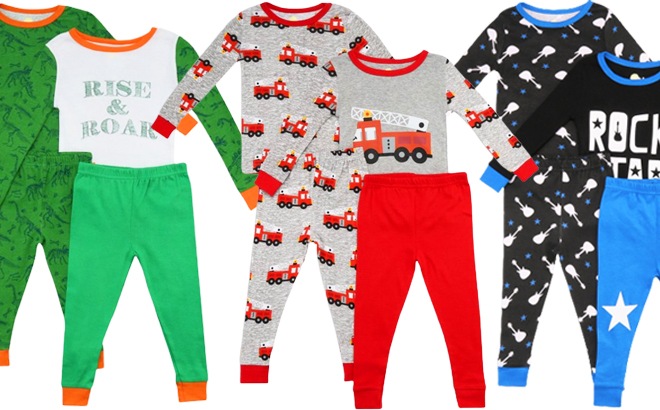 Toddler Pajama 4-Piece Set $6