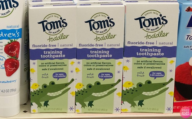 Tom's of Maine Toddler Toothpaste $1.32