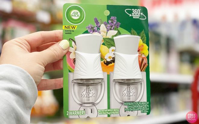 2 FREE Air Wick Scented Oil Warmers