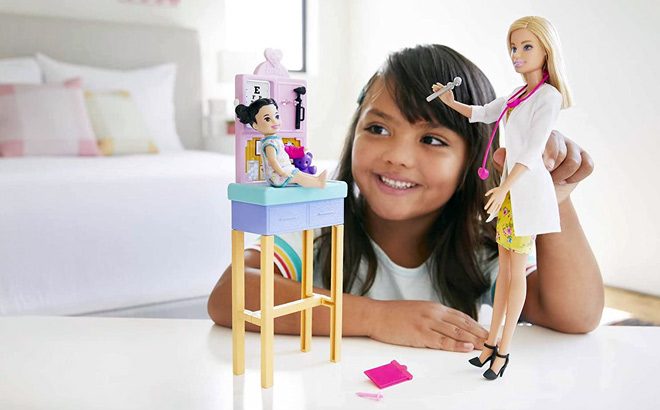 Barbie Pediatrician Playset $6.89