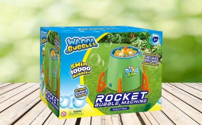 Rocket Bubble Machine $11.99