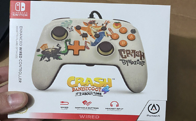 Nintendo Switch Crash Bandicoot Controller $18