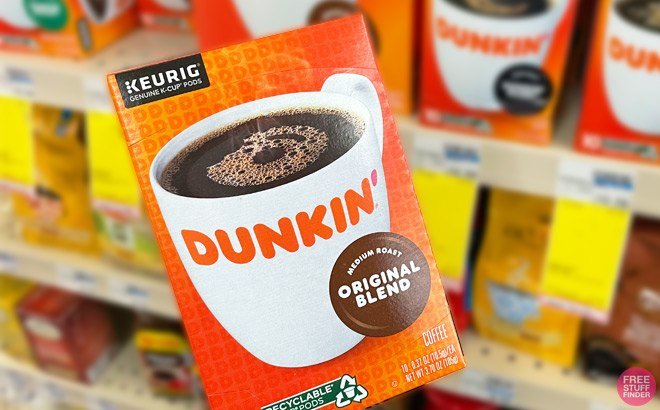 Dunkin Donuts K-Cups 22-Count for $9.99