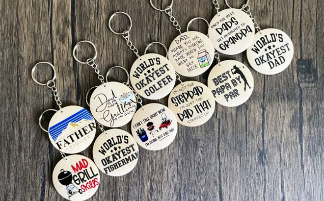 Father's Day Keychain $9.95 Shipped