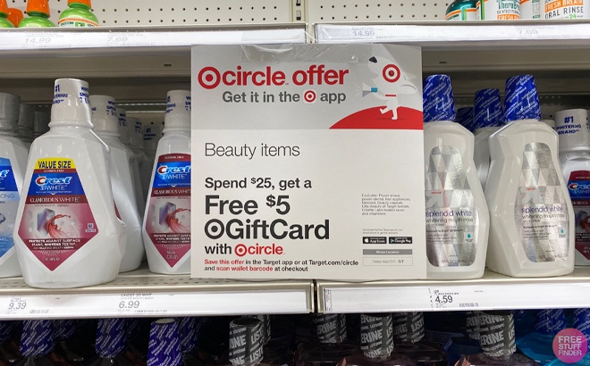 FREE $5 Target Gift Card with $25 Beauty Purchase!