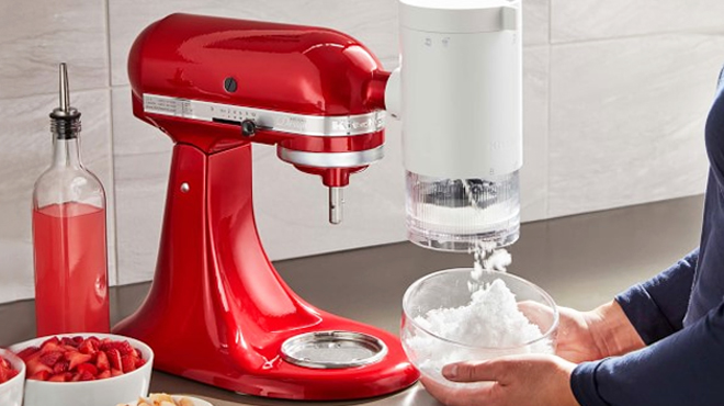 KitchenAid Shave Ice Attachment with 8 Ice Molds