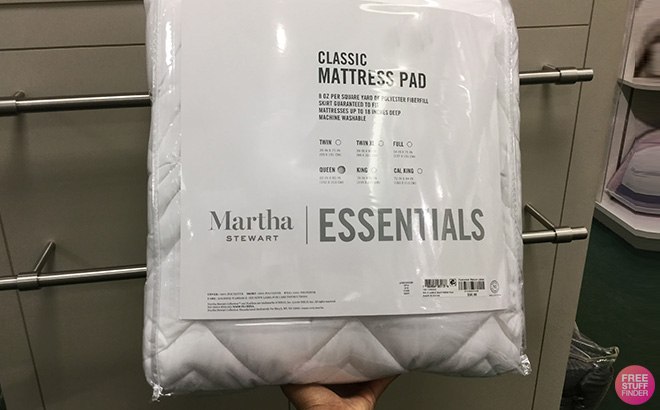Martha Stewart Mattress Pad $34 Shipped