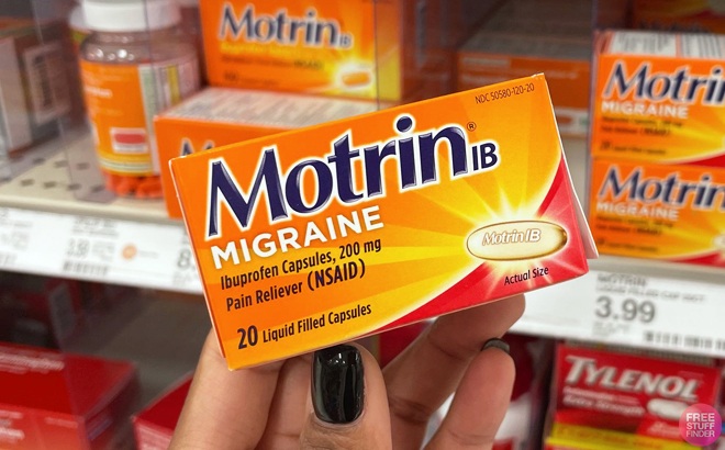 4 FREE Motrin Migraine Caplets at Target