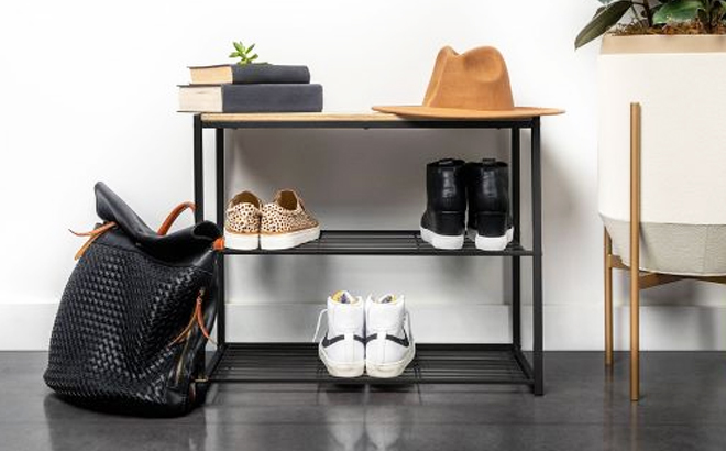 3-Tier Shoe Rack $22