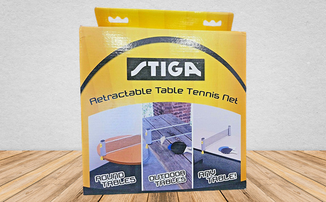 STIGA Retractable Table Tennis Set $12.79