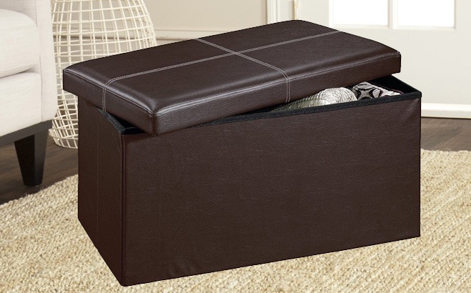 Foldable Storage Ottoman $32 (Reg $60)!