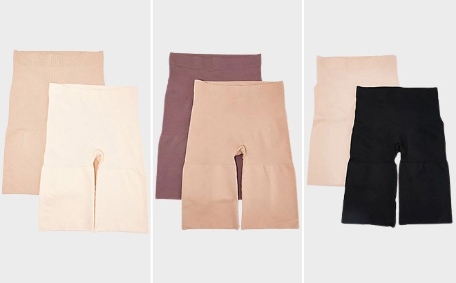 Thigh Slimmer Shorts 2-Pack $15.98