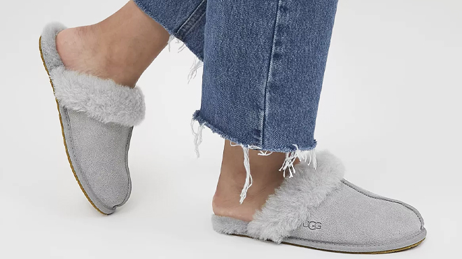 Ugg annia sales peep toe slipper