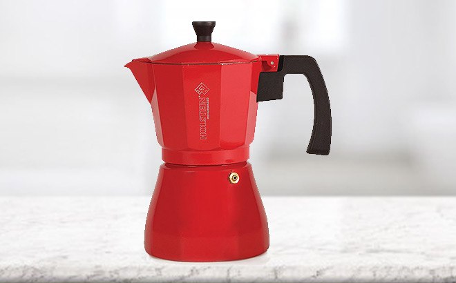6-Cup Espresso Maker $12.74!