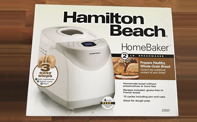 Hamilton Beach 2lb Home Baker Breadmaker - Black 29881