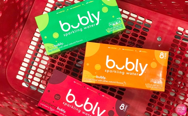 Bubly 8-Pack Sparkling Water $1.25 Each