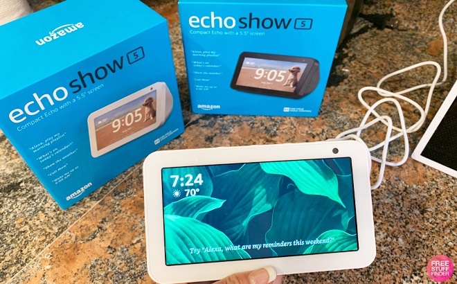 Echo Show 5 for $34 Shipped