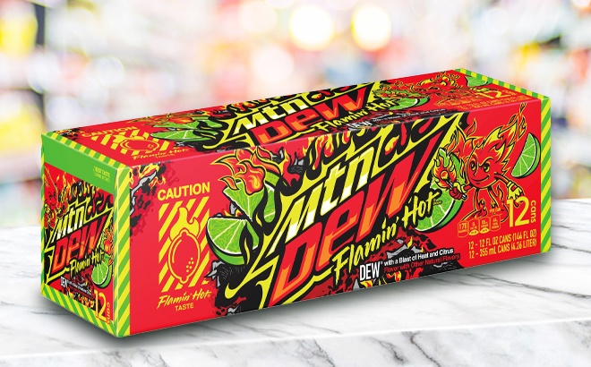 FREE MTN Dew Flamin Hot 12-Pack + $1.02 Moneymaker
