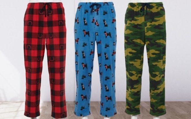 Microfleece Pajama Pants $5