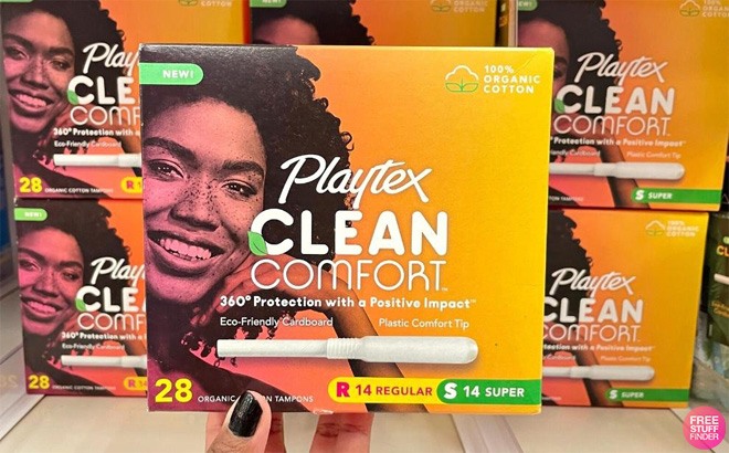 Playtex Clean Comfort Tampons $2