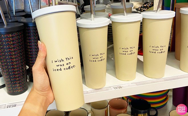 'I Wish This Was an Iced Coffee' Tumbler 😅