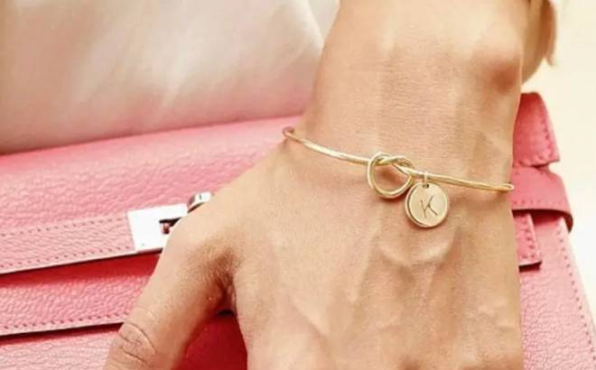 Initial Knot Bracelet $7.99 Shipped