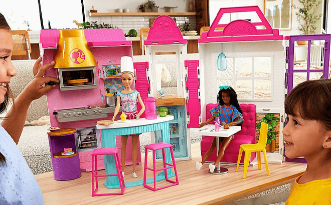 Barbie Restaurant Play Set $49