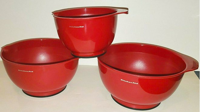 KitchenAid Classic Mixing Bowls (Pink, Set of 3),  price tracker /  tracking,  price history charts,  price watches,  price  drop alerts