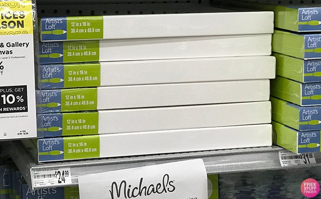 Buy 1 Get 2 FREE Stretched Canvas at Michaels